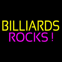 Billiards Rocks 3 Neon Skilt