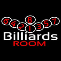 Billiards Room 1 Neon Skilt