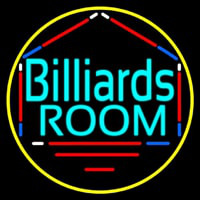 Billiards Room 3 Neon Skilt