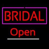 Block Bridal Open Neon Skilt