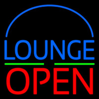 Block Lounge Open 1 Neon Skilt