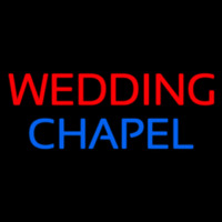 Block Wedding Chapel Neon Skilt