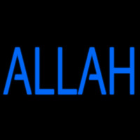 Blue Allah Neon Skilt