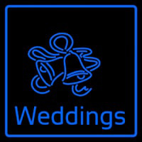 Blue Border Weddings Bell Neon Skilt