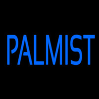 Blue Palmist Block Neon Skilt