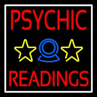 Blue Psychic Readings Neon Skilt