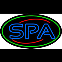 Blue Spa Neon Skilt