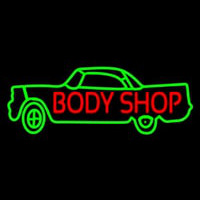 Body Shop Car Logo Neon Skilt