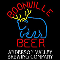 Boonville Deer Anderson Valley Neon Skilt