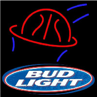 Bud Light Basketball Beer Sign Neon Skilt