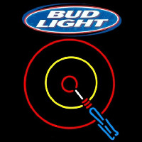 Bud Light Darts Beer Sign Neon Skilt