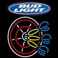 Bud Light Darts Pin Beer Sign Neon Skilt