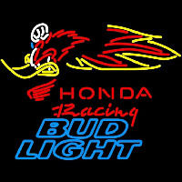 Bud Light Honda Racing Woody Woodpecker Crf 250450 Beer Sign Neon Skilt