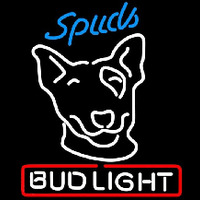 Bud Light Spuds Beer Sign Neon Skilt