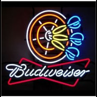 Budweiser Darts Hand crafted Neon Skilt