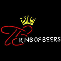 Budweiser King Of Beers Beer Sign Neon Skilt