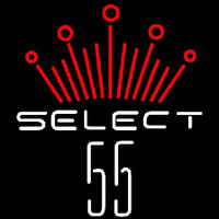 Budweiser Select 55 Beer Sign Neon Skilt