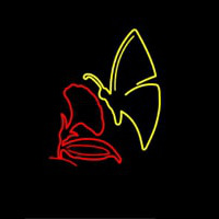 Butterflies Neon Skilt