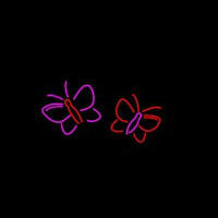 Butterfly Neon Skilt