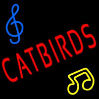 Catbirds Music Icon Neon Skilt