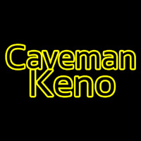 Caveman Keno Neon Skilt