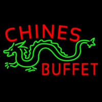 Chinese Buffet Dragon Neon Skilt