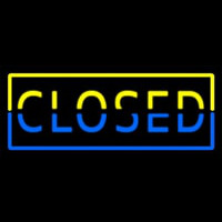 Closed Border Neon Skilt