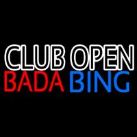 Club Open Bada Bing Neon Skilt