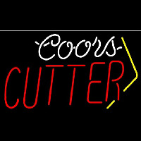 Coors Cutter Beer Sign Neon Skilt