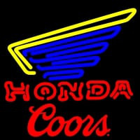 Coors Honda Motorcycle Gold Wing Neon Skilt