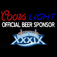 Coors Light Offical Beer Sponsor Beer Sign Neon Skilt