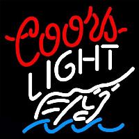 Coors Light Swordfish Beer Sign Neon Skilt