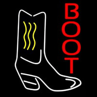 Cowboy Boot 1 Neon Skilt