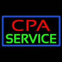 Cpa Service Neon Skilt