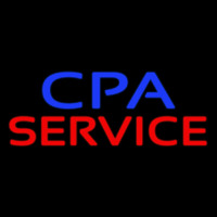 Cpa Service Neon Skilt