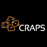 Craps With Hand Logo 1 Neon Skilt