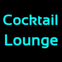 Cursive Cocktail Lounge Neon Skilt