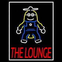 Custom The Lounge Neon Skilt