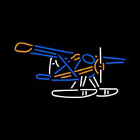 Dehavilland Beaver Float Plane Neon Skilt