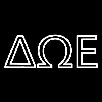 Delta Omega Epsilon Neon Skilt