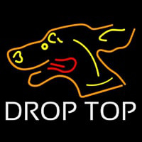 Dog Drop Top Neon Skilt