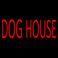 Dog House Block Neon Skilt