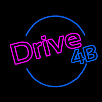 Drive 4b Neon Skilt