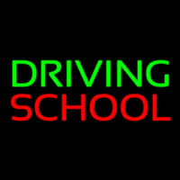 Driving School Neon Skilt