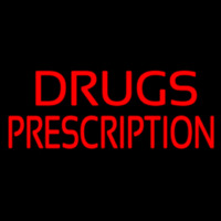 Drugs Prescription Neon Skilt