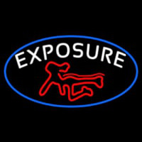 E posure Full Girl Logo Neon Skilt