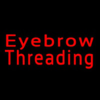 Eyebrow Threading Neon Skilt