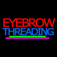 Eyebrow Threading Neon Skilt