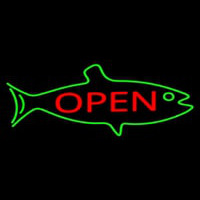 Fish Logo Open Neon Skilt