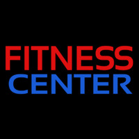 Fitness Center In Red Neon Skilt